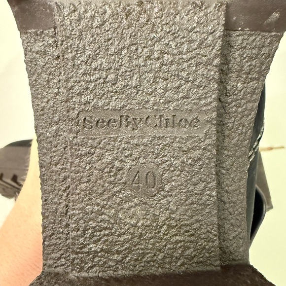 See by Chloe lug sole lace up boot - Picture 3 of 4